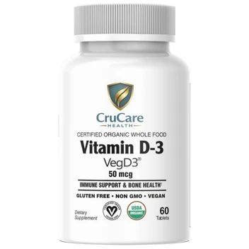 Organic Whole Food Vitamin D3 - 2000iu