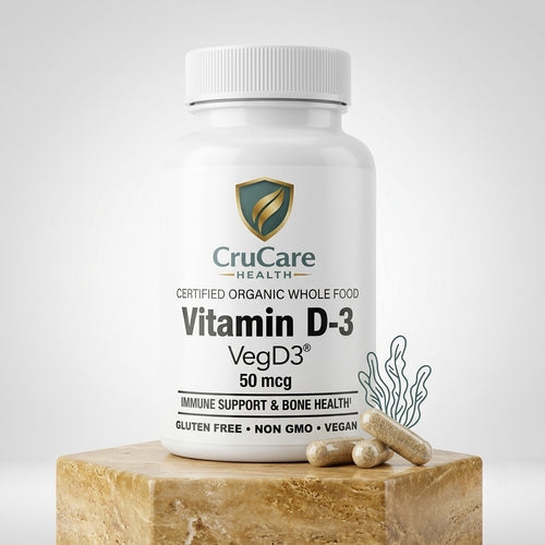 Organic Whole Food Vitamin D3 - 2000iu